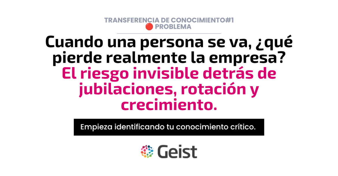La pérdida de conocimiento: el coste oculto que muchas pymes aún no están viendo